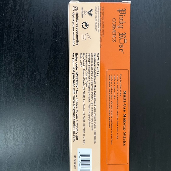 Pinky Rose Cosmetics Pump Your Bass Jazz & Hiphop Multi-Use Makeup Base Sticks - Picture 3 of 3